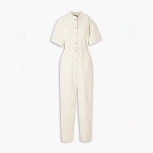 ISABEL MARANT Etundra belted linen-blend ripstop jumpsuit - NWT